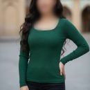 تیشرت استین دار یقه خشت عمده (پک 6 عددی)