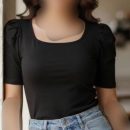 تیشرت نیم استین عروسکی عمده (پک 6 عددی)