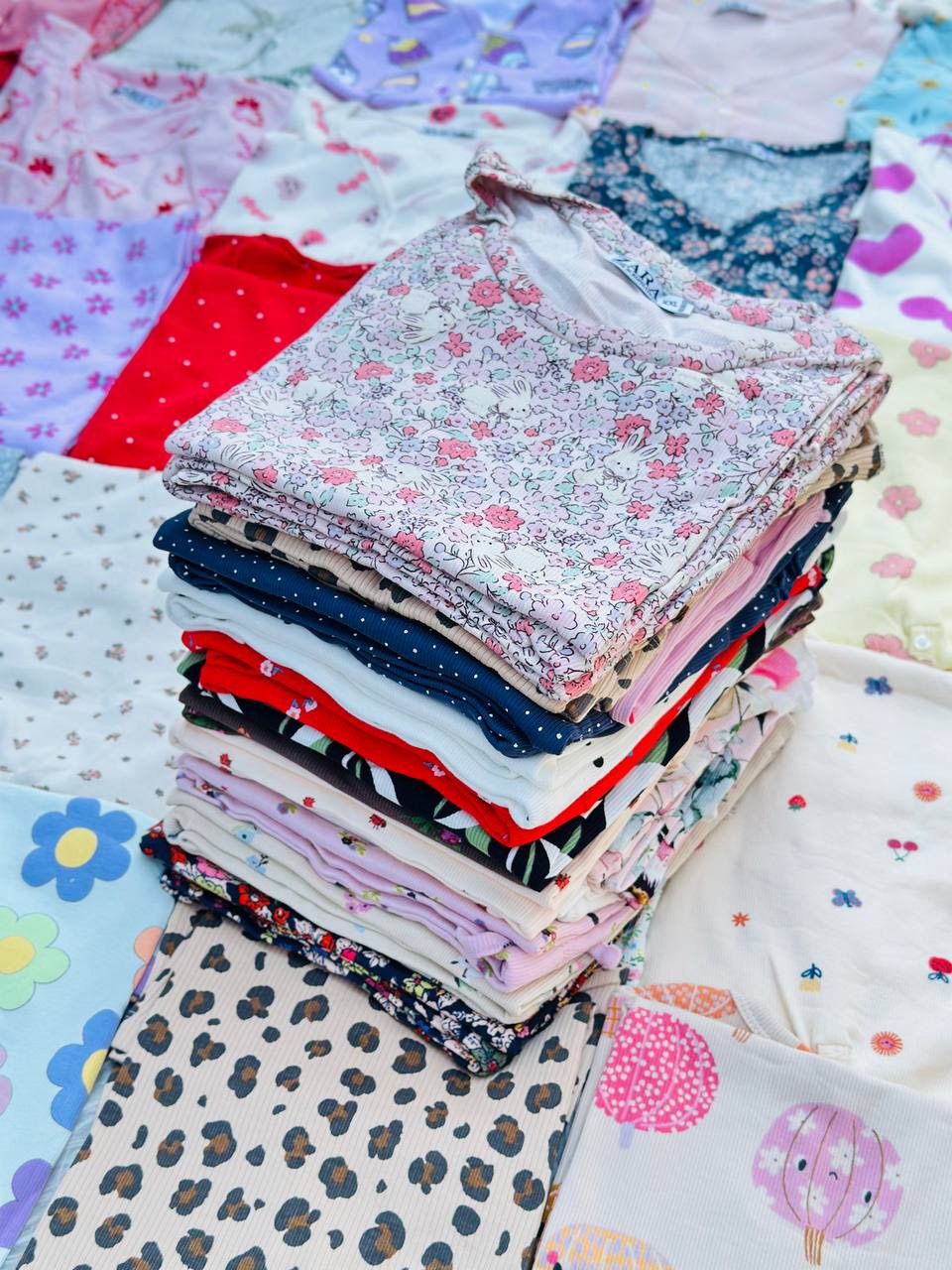ست کراپ و شورتک zara عمده (پک 6 عددی) - Image 8
