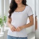 تیشرت یقه خشتی دوخت ژول عمده (پک 6 عددی)