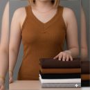 تاپ یقه دلبر رنگ نود عمده (پک 6 عددی)