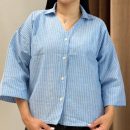 شومیز باکسی یقه هفت نیلوفر عمده (پک 3 عددی)