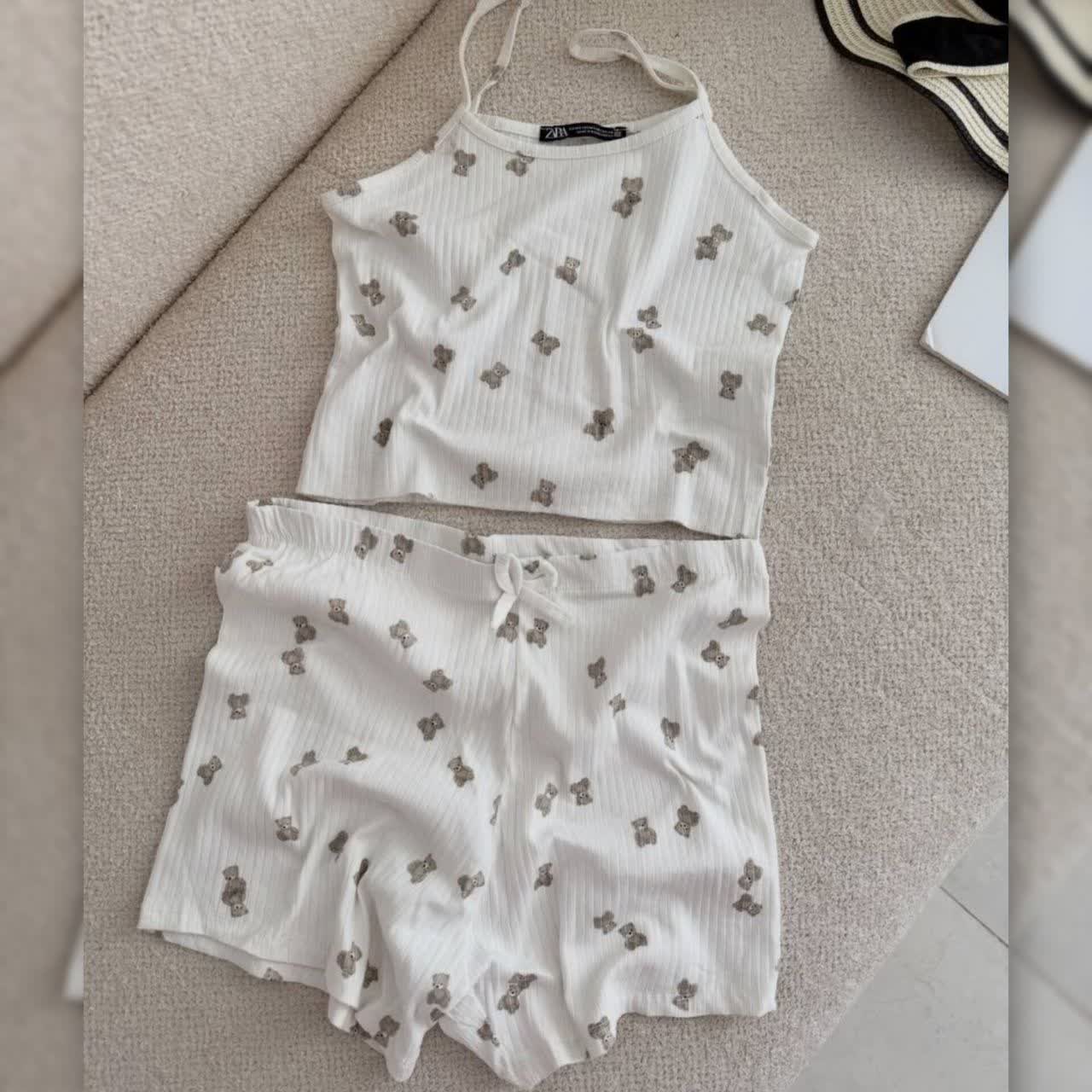 ست تاپ شورتک ZARA عمده (پک 6 عددی)