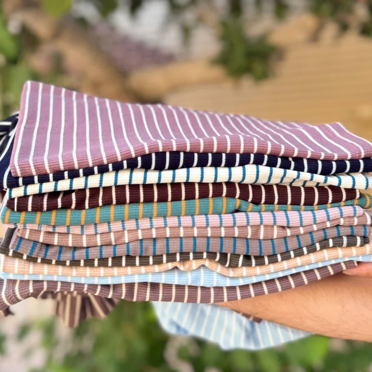 تاپ یقه خشتی عروسکی عمده (پک 6 عددی)
