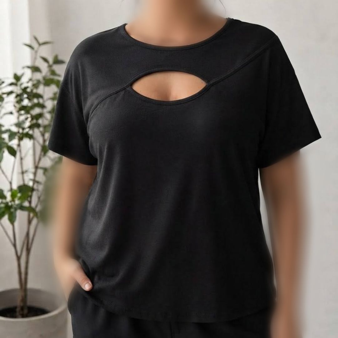 تیشرت قواره دار سینه اشکی عمده (پک 6 عددی)